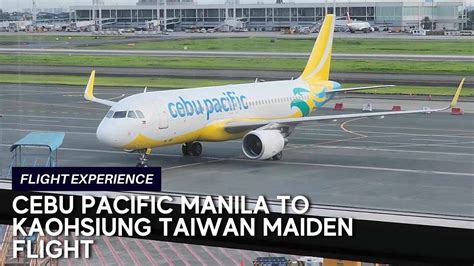 cebu pacific kaohsiung to manila